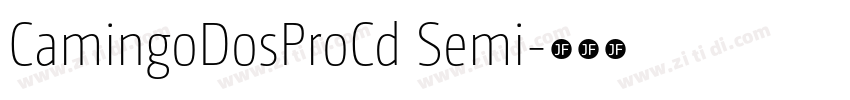 CamingoDosProCd Semi字体转换